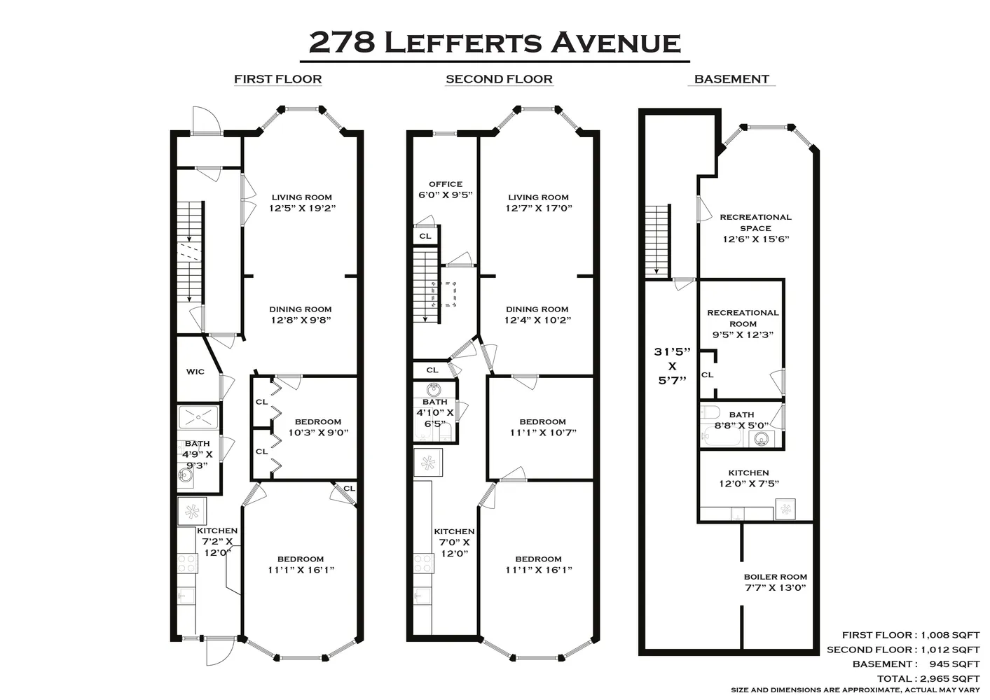 $1,850,000 | 278 Lefferts Avenue | Prospect Lefferts Gardens