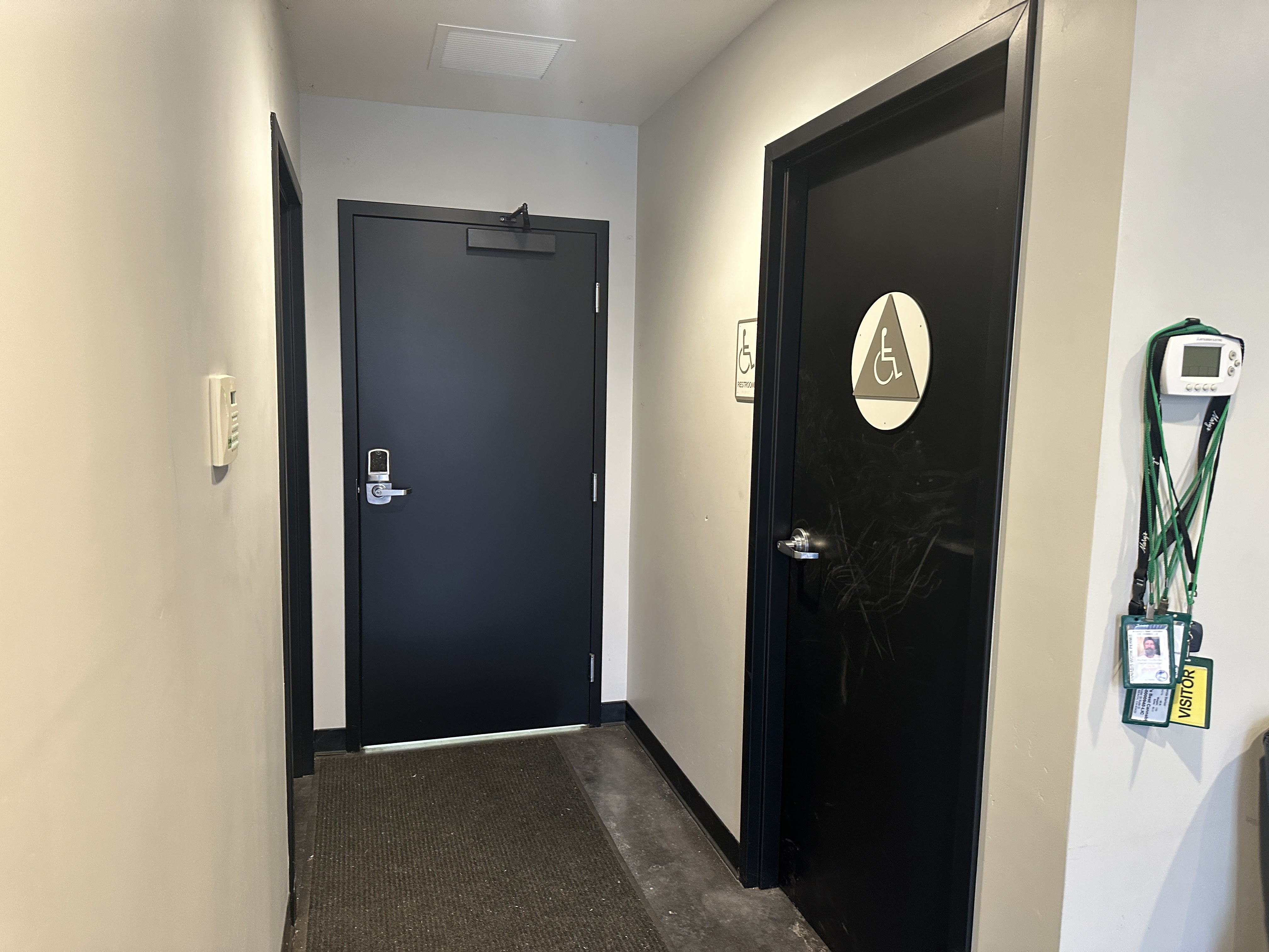 930 Huber Street, Unit H Grover Beach, CA 93433 - Photo 5 of 18 a view of a hallway with wooden door