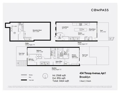$1,995,000 | 434 Throop Avenue, Unit 1 | Bedford-Stuyvesant
