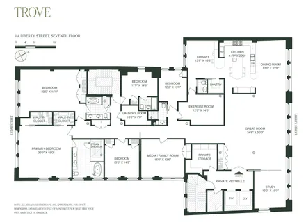 $5,999,000 | 114 Liberty Street, Unit 7 | Financial District