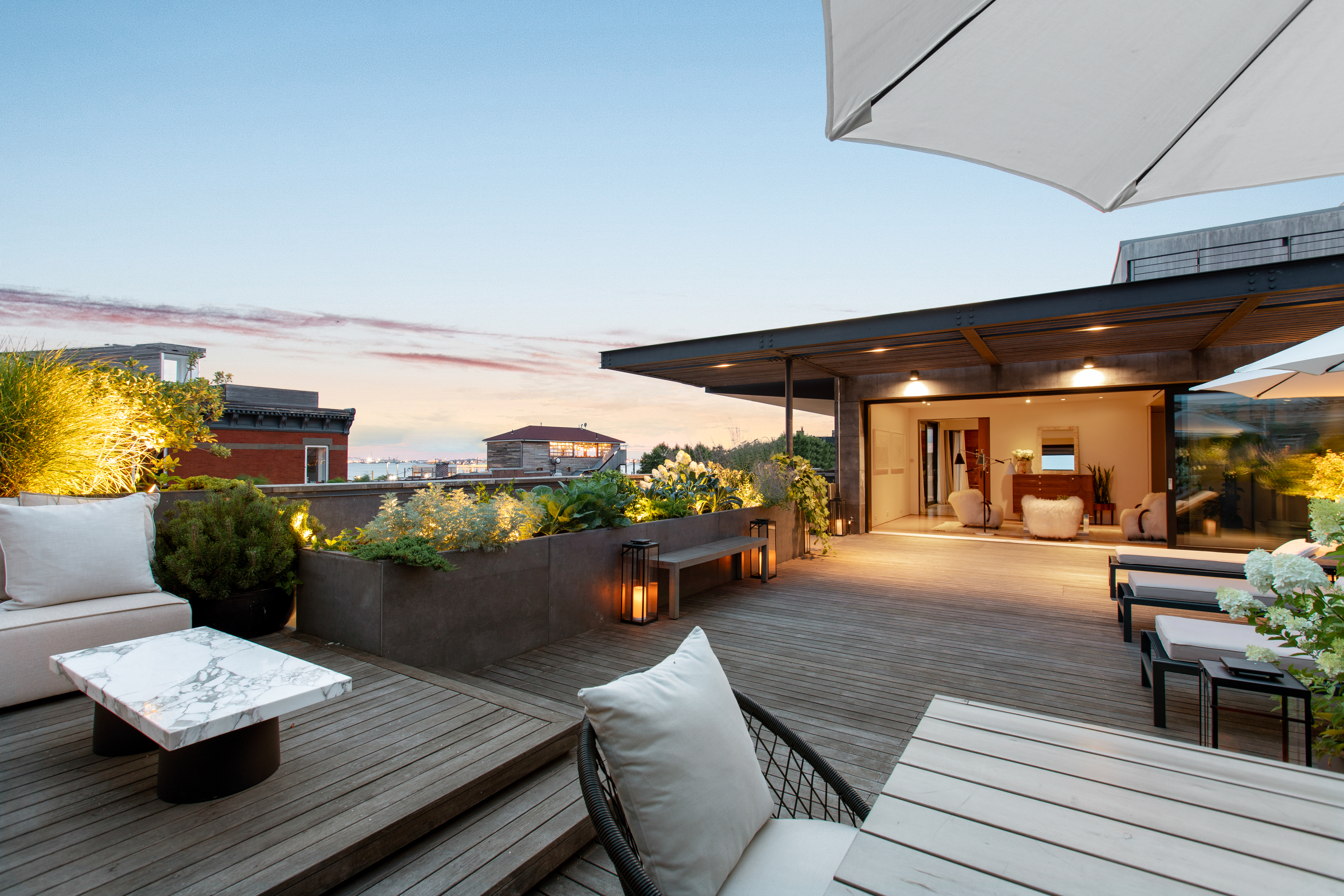 440 Van Brunt Street Brooklyn, NY 11231 - Photo 24 of 33 a living room with furniture and a large window