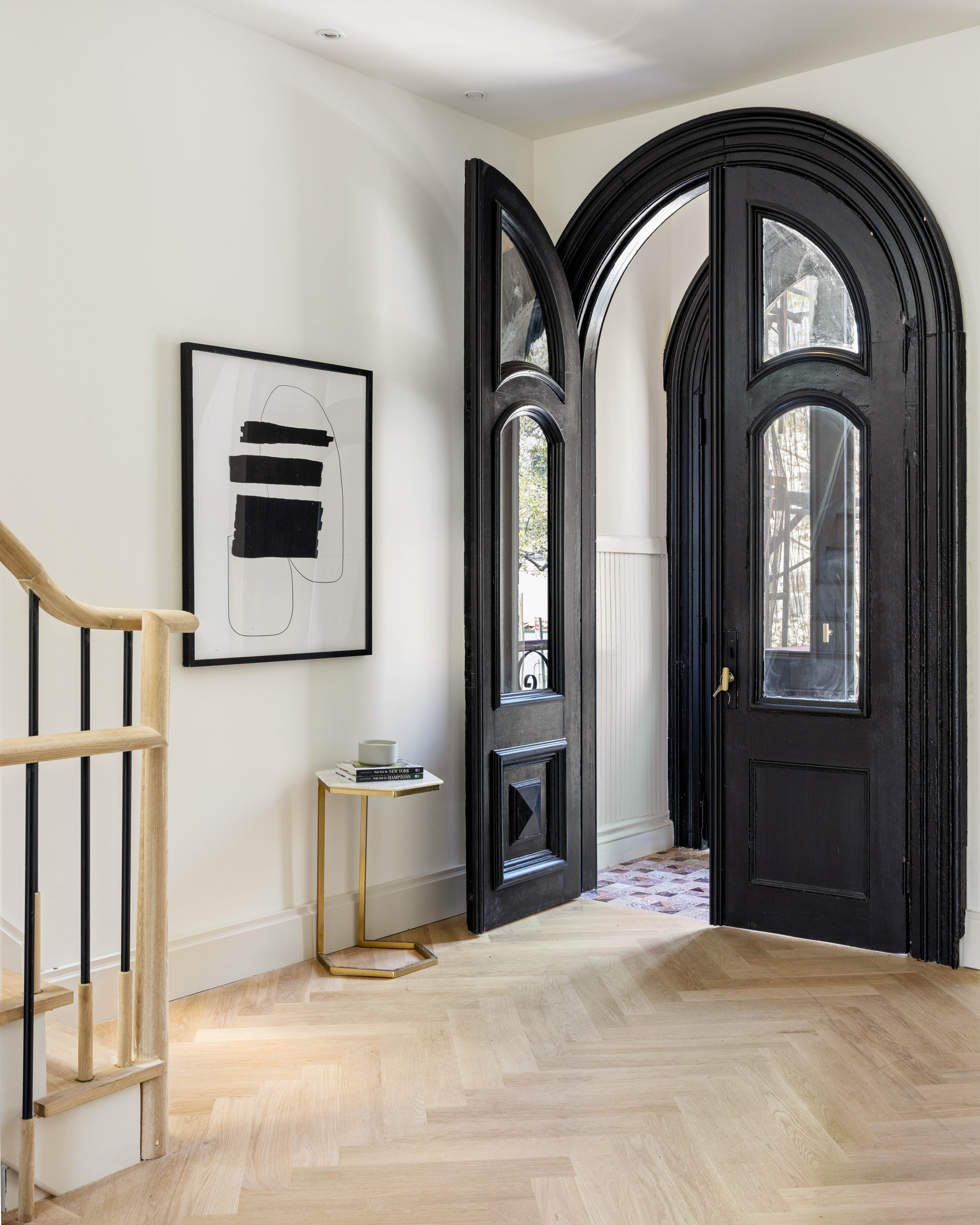 196 Monroe Street Brooklyn, NY 11216 - Photo 9 of 22 view of hall with wooden floor