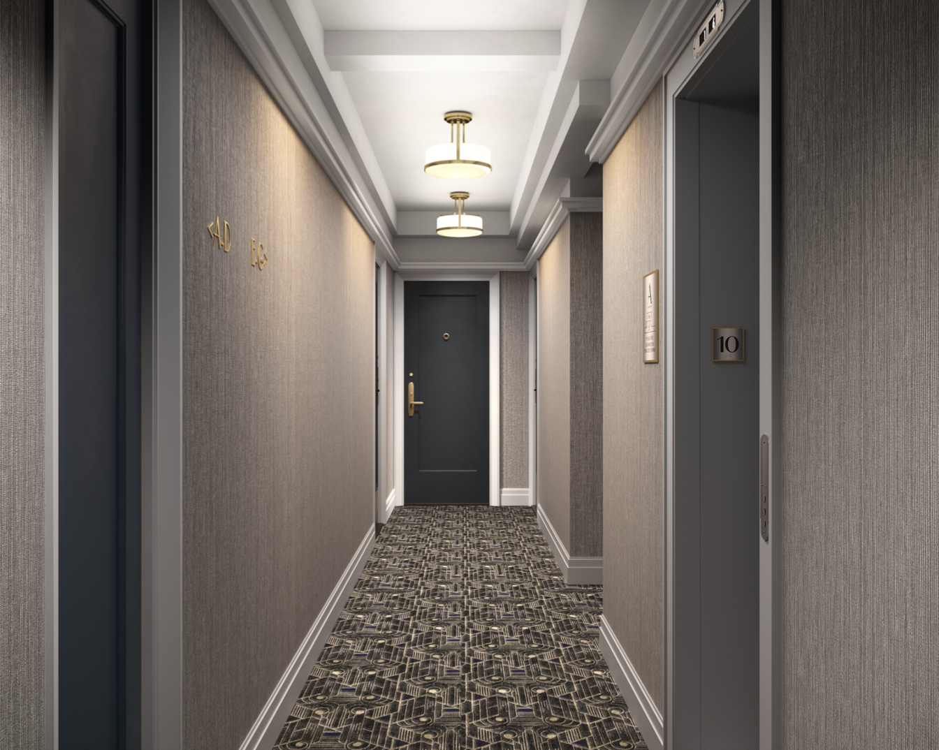 320 West 76th Street, Unit 6D Manhattan, NY 10023 - Photo 12 of 16 a view of a hallway with a dining area