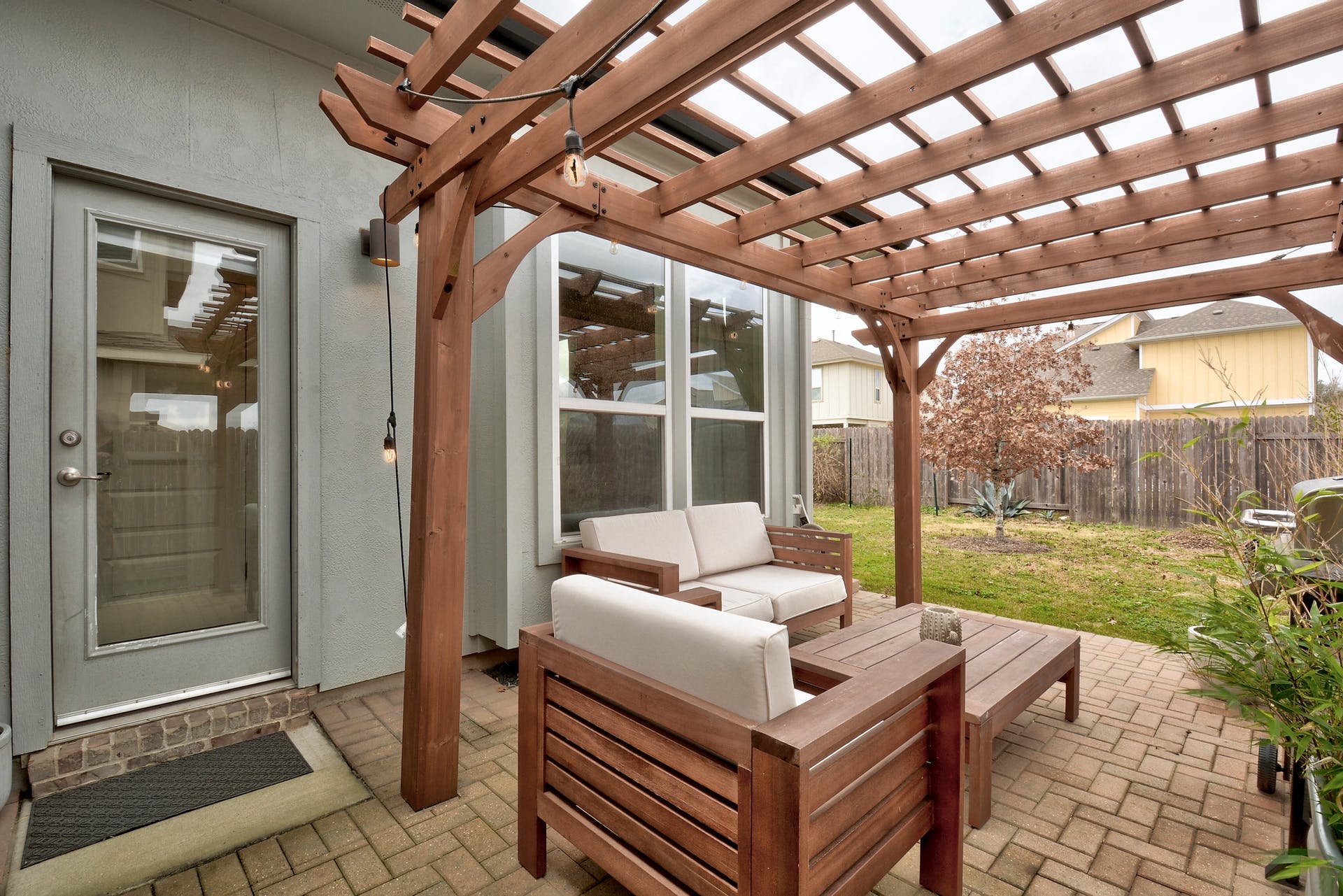 5400 Daimler Drive Austin, TX 78744 - Photo 22 of 27 a outdoor space with patio lots of furniture and garden view