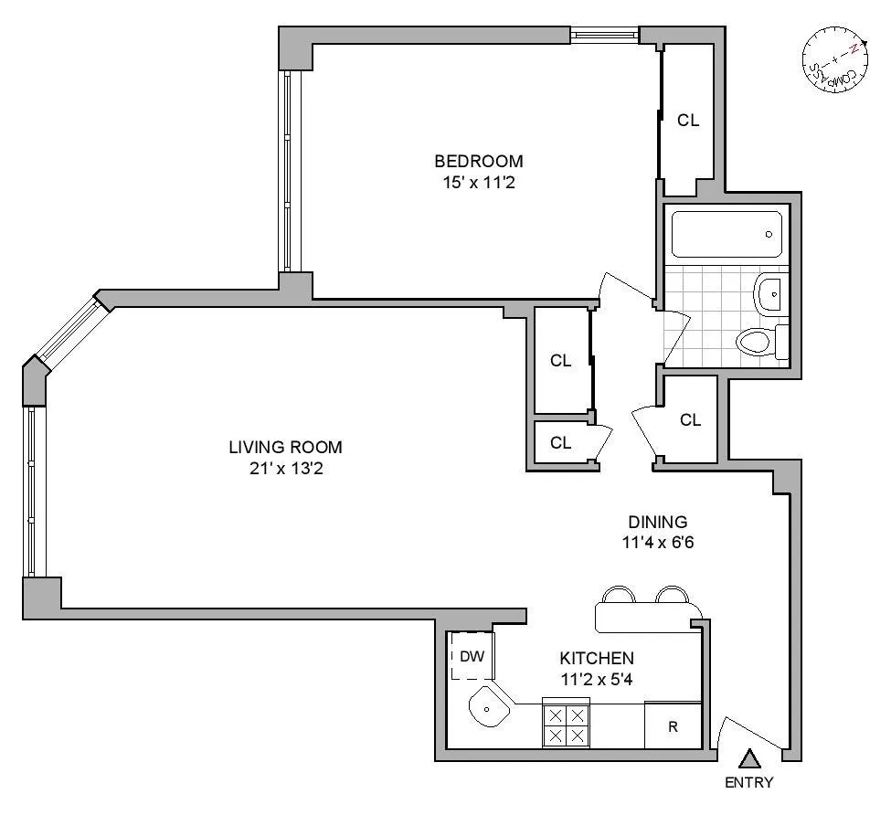 $4,300 | 80 Park Avenue, Unit 6D | Murray Hill