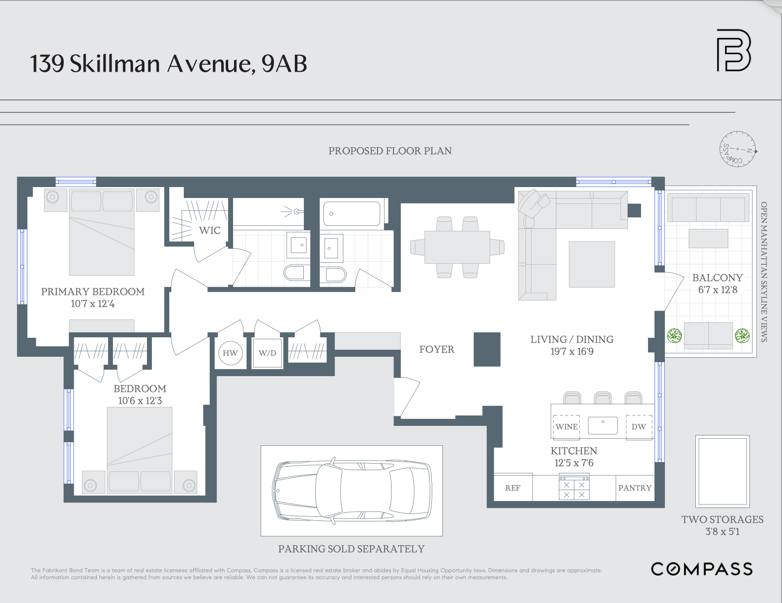139 Skillman Avenue, Unit 9AB Brooklyn, NY 11211 - Photo 19 of 19 a view of a kitchen with a window
