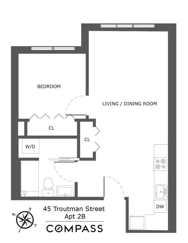 $3,350 | 45 Troutman Street, Unit 2B | Bushwick