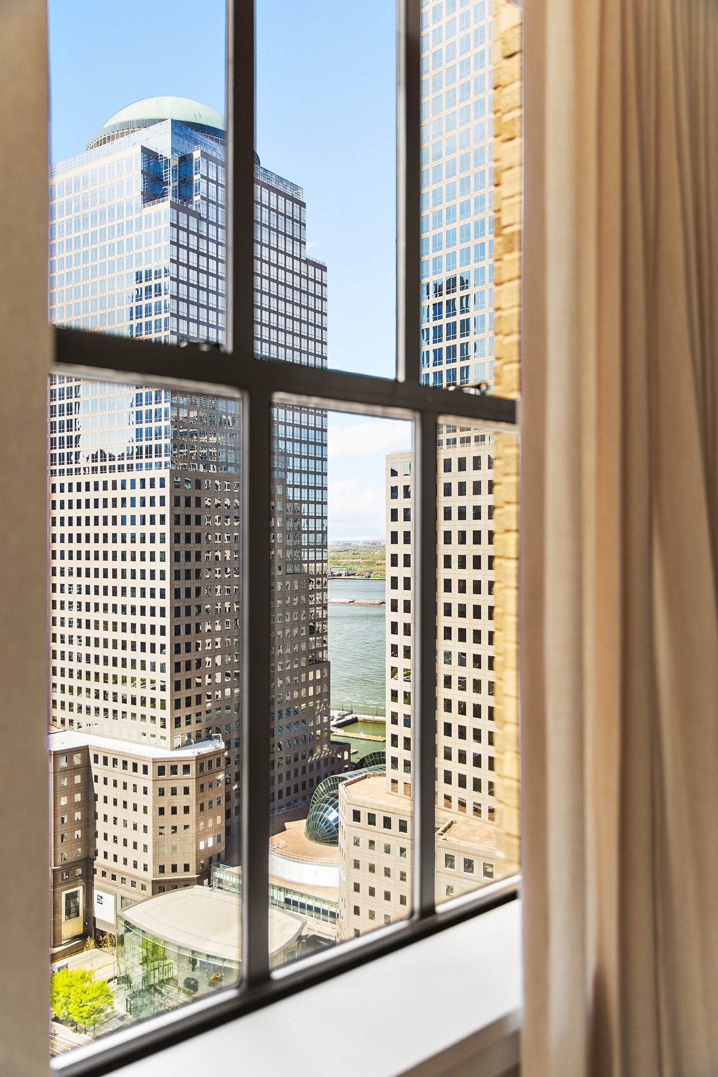 100 Barclay Street, Unit 20D Manhattan, NY 10007 - Photo 10 of 32 a view of a building from a window