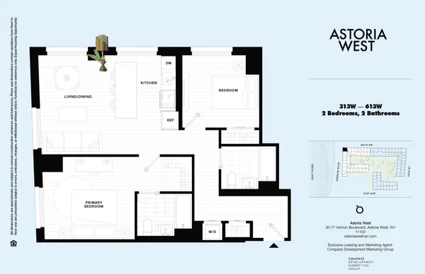 $5,850 | 30-77 Vernon Boulevard, Unit 413W | Astoria