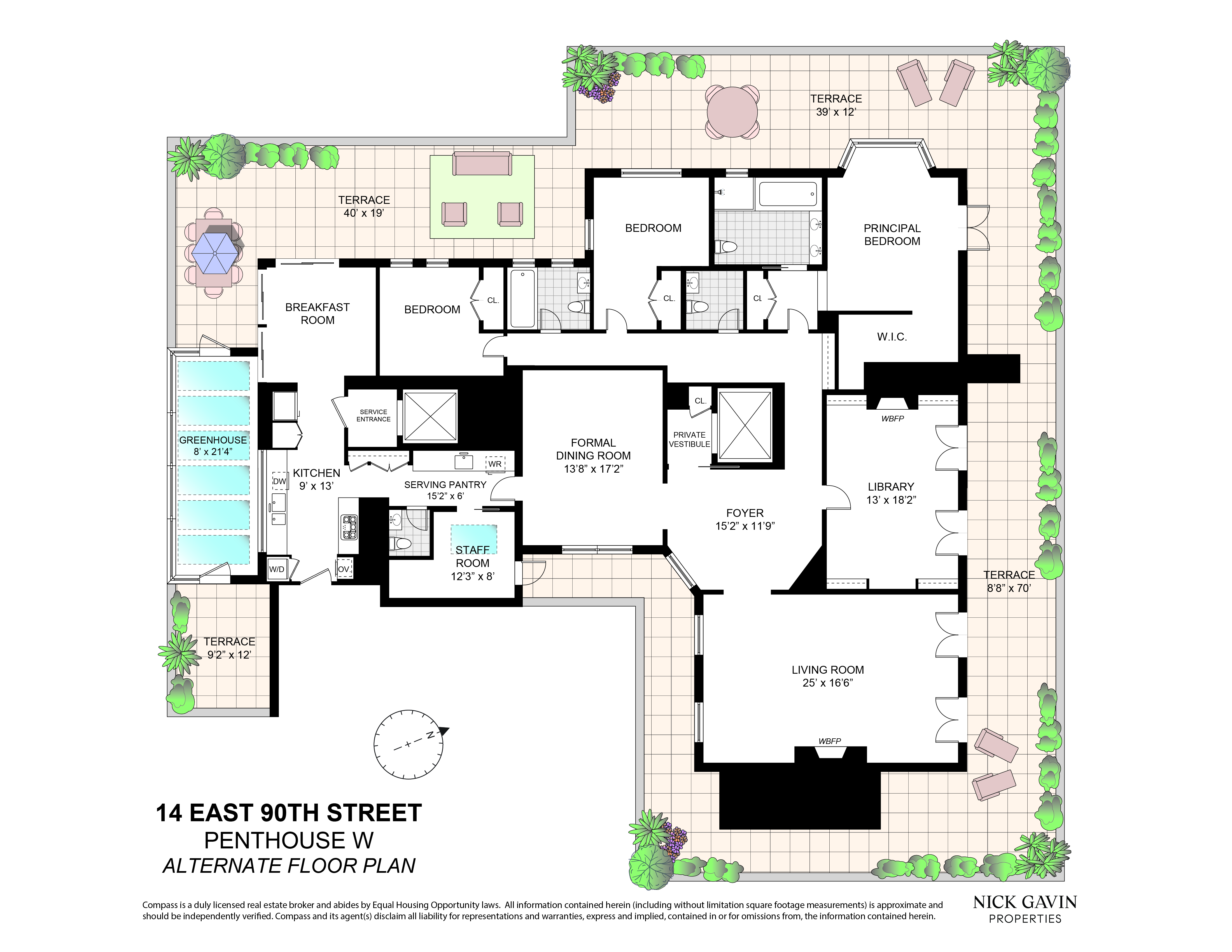 14 East 90th Street, Unit PHW Manhattan, NY 10128 - Photo 25 of 25 a picture of a outdoor space