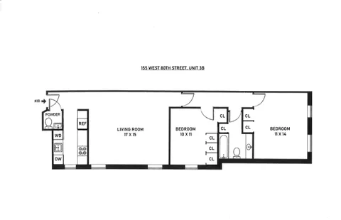a picture of a floor plan