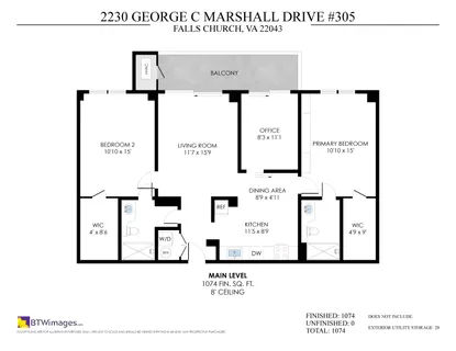 $439,900 | 2230 George C Marshall Drive, Unit 305, Falls Church, VA 22043