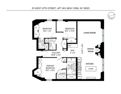 $3,350,000 | 33 West 67th Street, Unit 4M | Upper West Side
