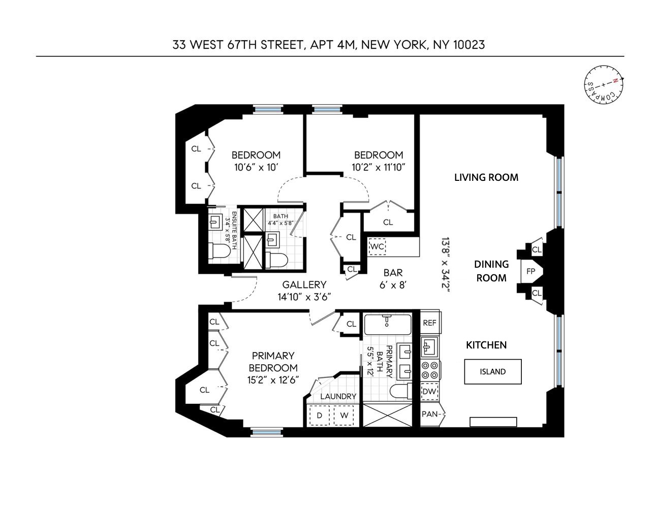33 West 67th Street, Unit 4M Manhattan, NY 10023 - Photo 11 of 11