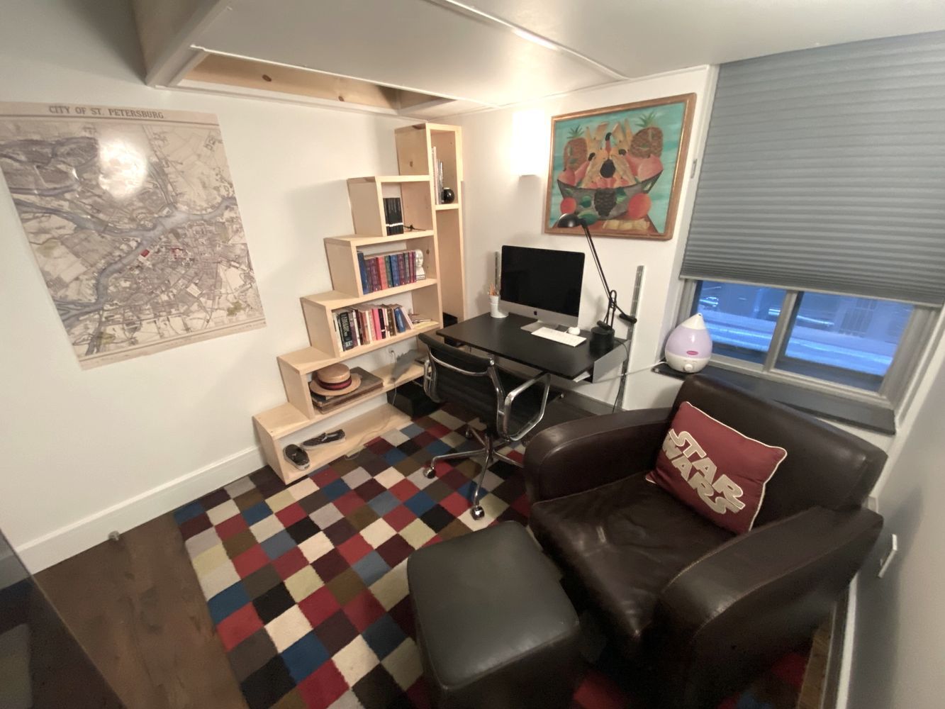 382 Lafayette Street, Unit 2 Manhattan, NY 10003 - Photo 11 of 19 a living room with furniture and a flat screen tv with rug