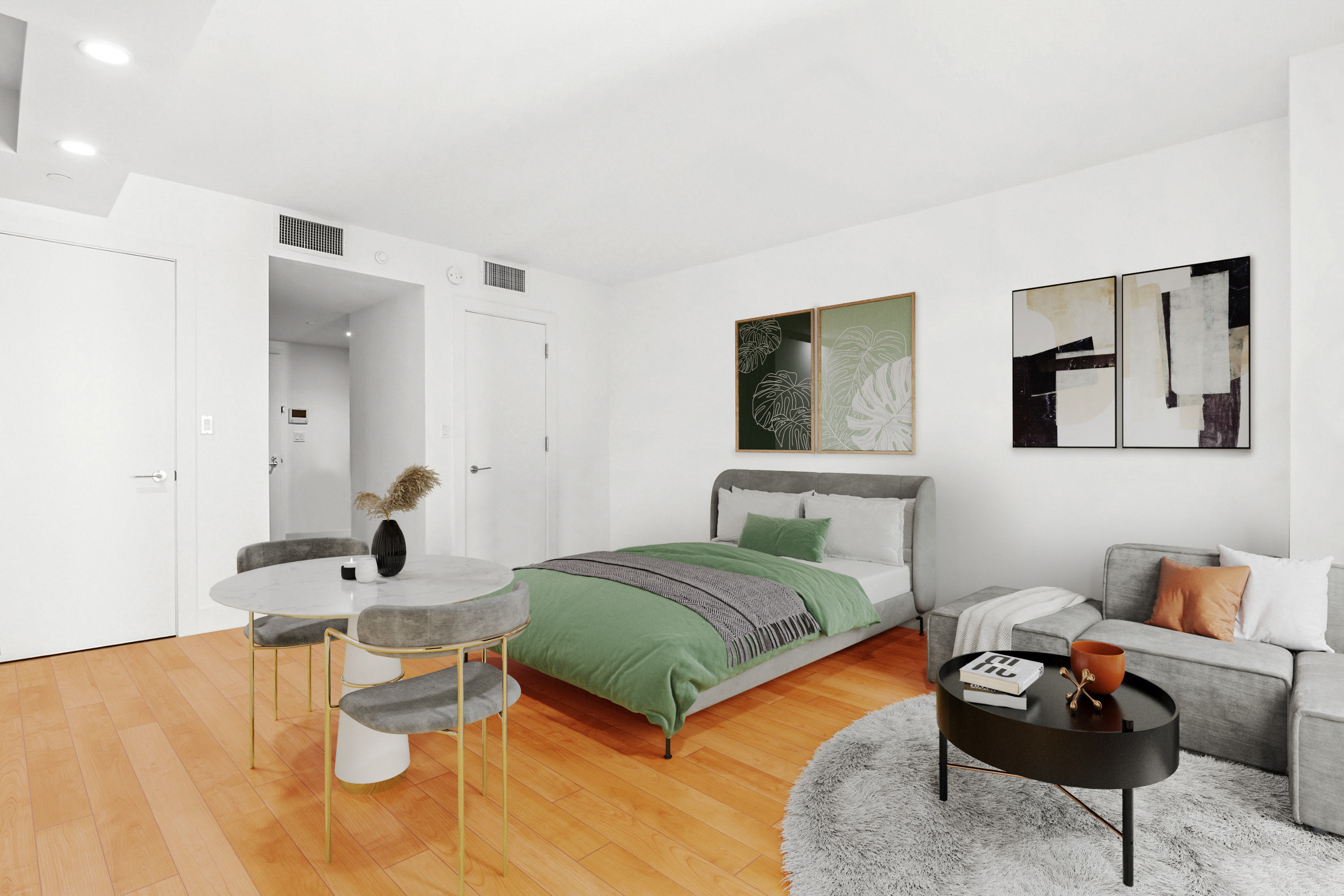 111 Montgomery Street, Unit 7CC Brooklyn, NY 11225 - Photo 1 of 18 a bedroom with a bed and window