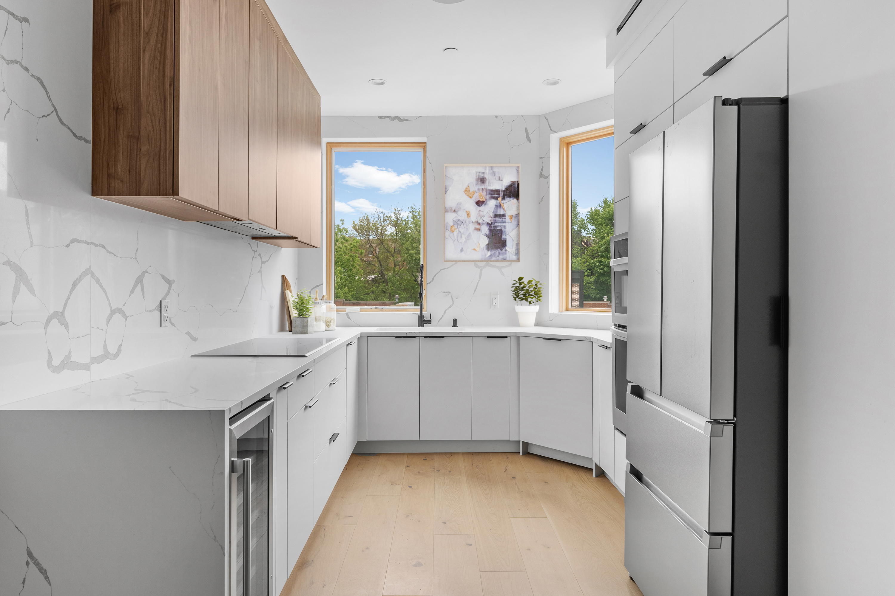 545 Lexington Avenue, Unit 2 Brooklyn, NY 11221 - Photo 4 of 23 a kitchen with a sink and cabinets