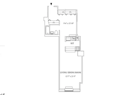 a picture of a bench in a building