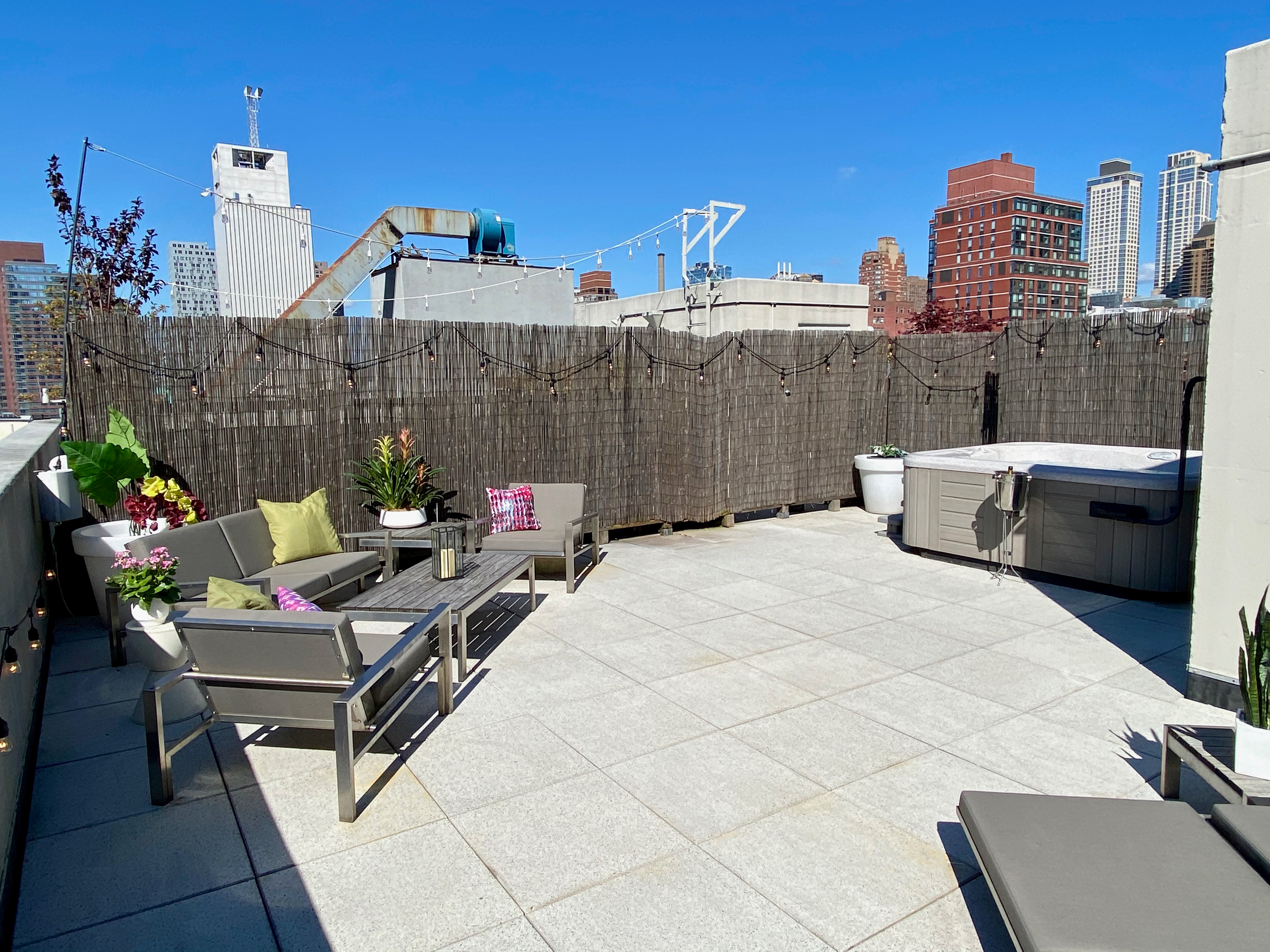 350 West 53rd Street, Unit PHA Manhattan, NY 10019 - Photo 27 of 35 a view of outdoor space with seating