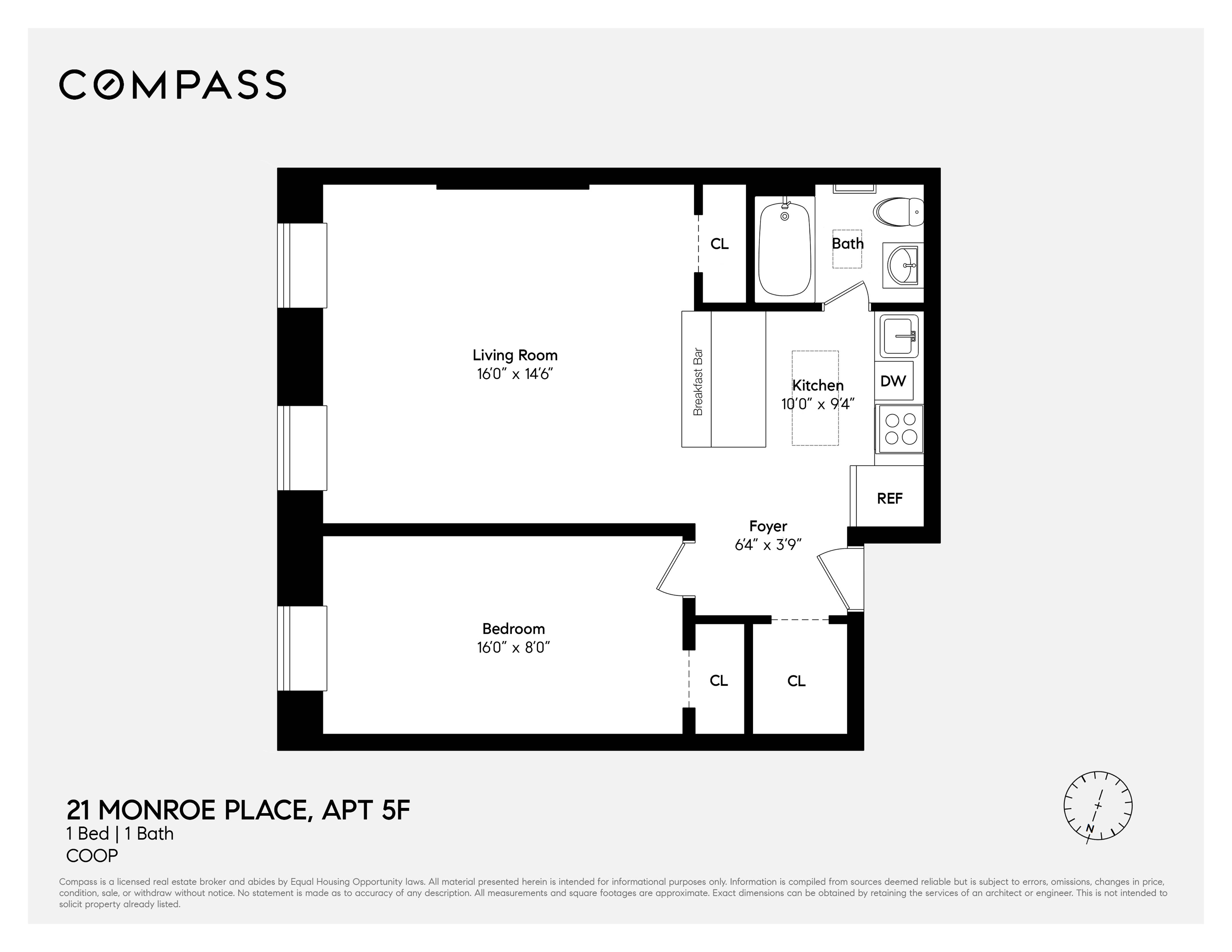 21 Monroe Place, Unit 5F Brooklyn, NY 11201 - Photo 10 of 10 unknown