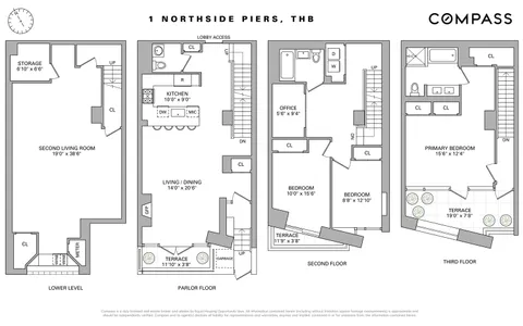 $3,250,000 | 1 Northside Piers, Unit THB | Williamsburg