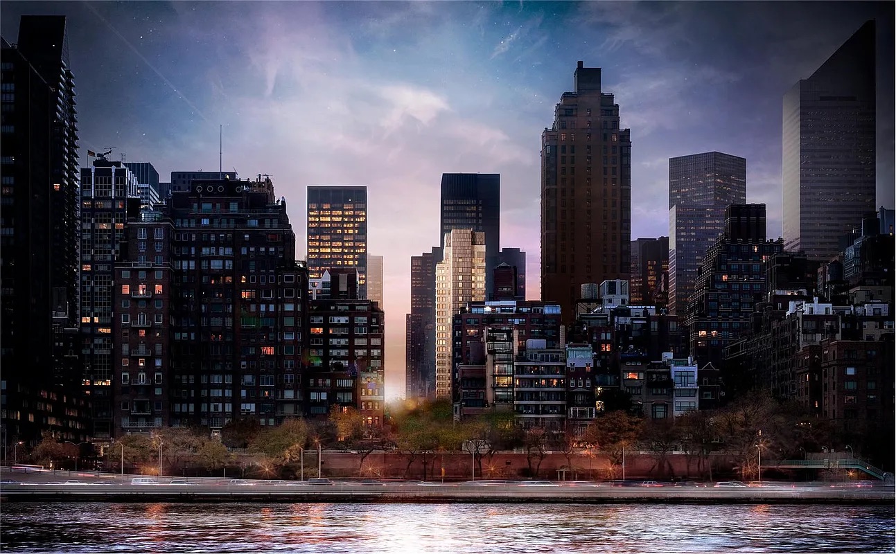 301 East 50th Street, Unit 4B Manhattan, NY 10022 - Photo 8 of 13 a view of a building with a porch