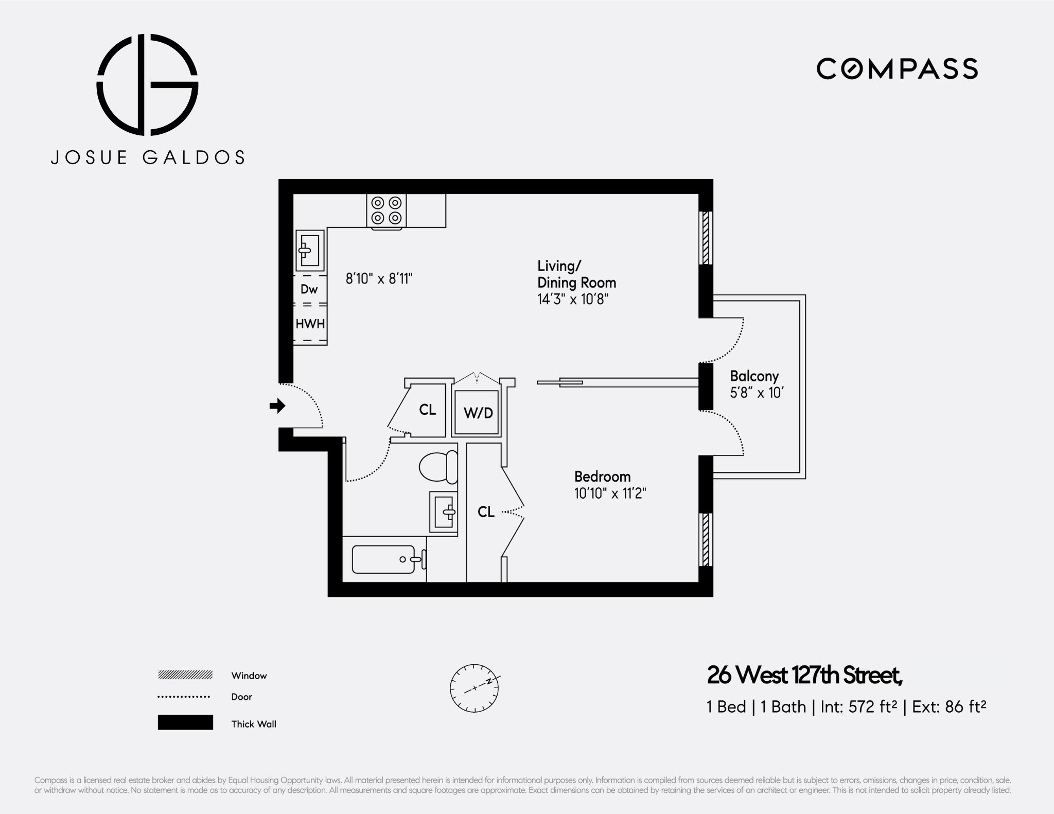 26 West 127th Street, Unit 4A Manhattan, NY 10027 - Photo 10 of 10 a picture of a room with a white wall and a potted plant