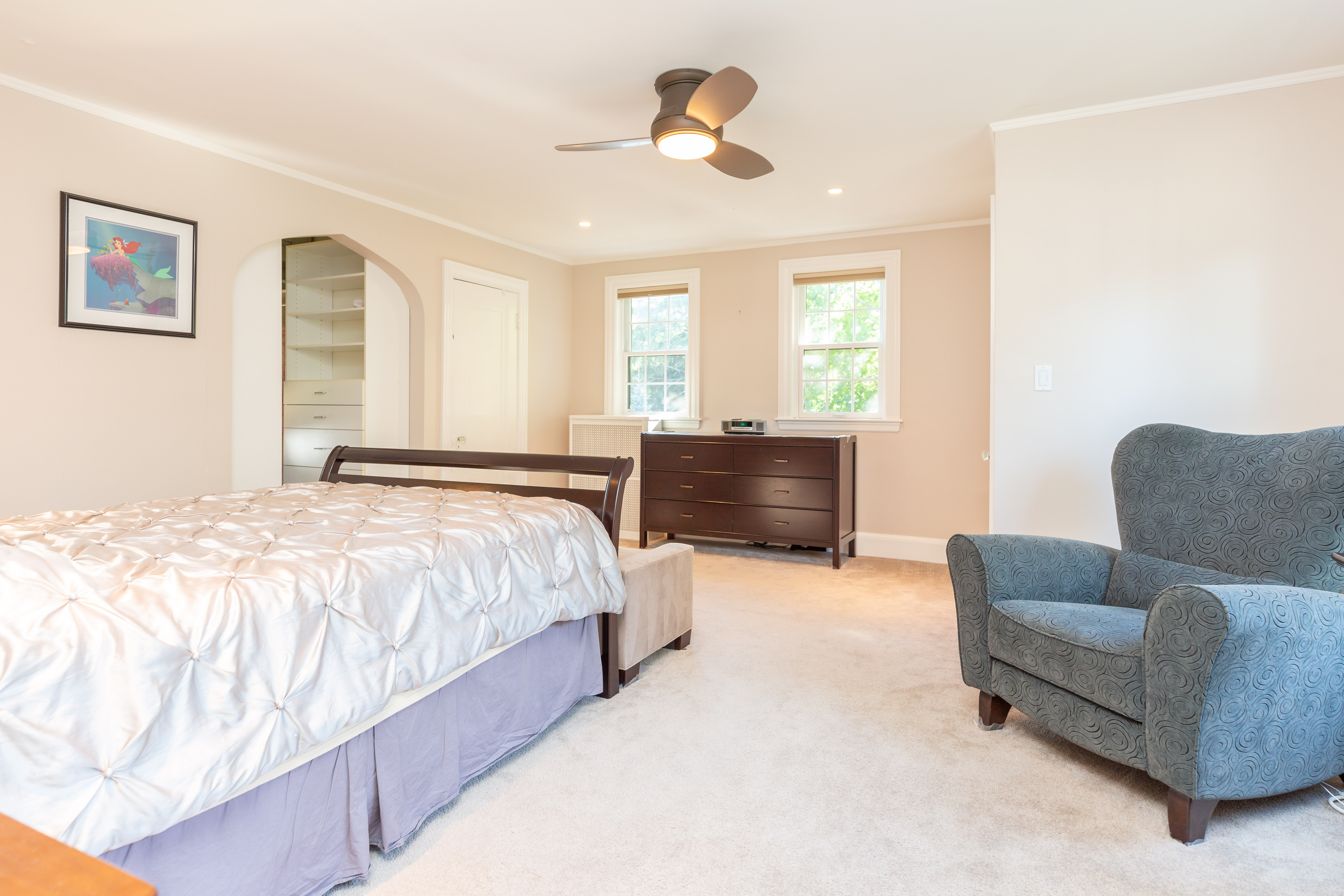 290 Dorset Road Waban, MA 02468 - Photo 13 of 23 a spacious bedroom with a bed couch and windows