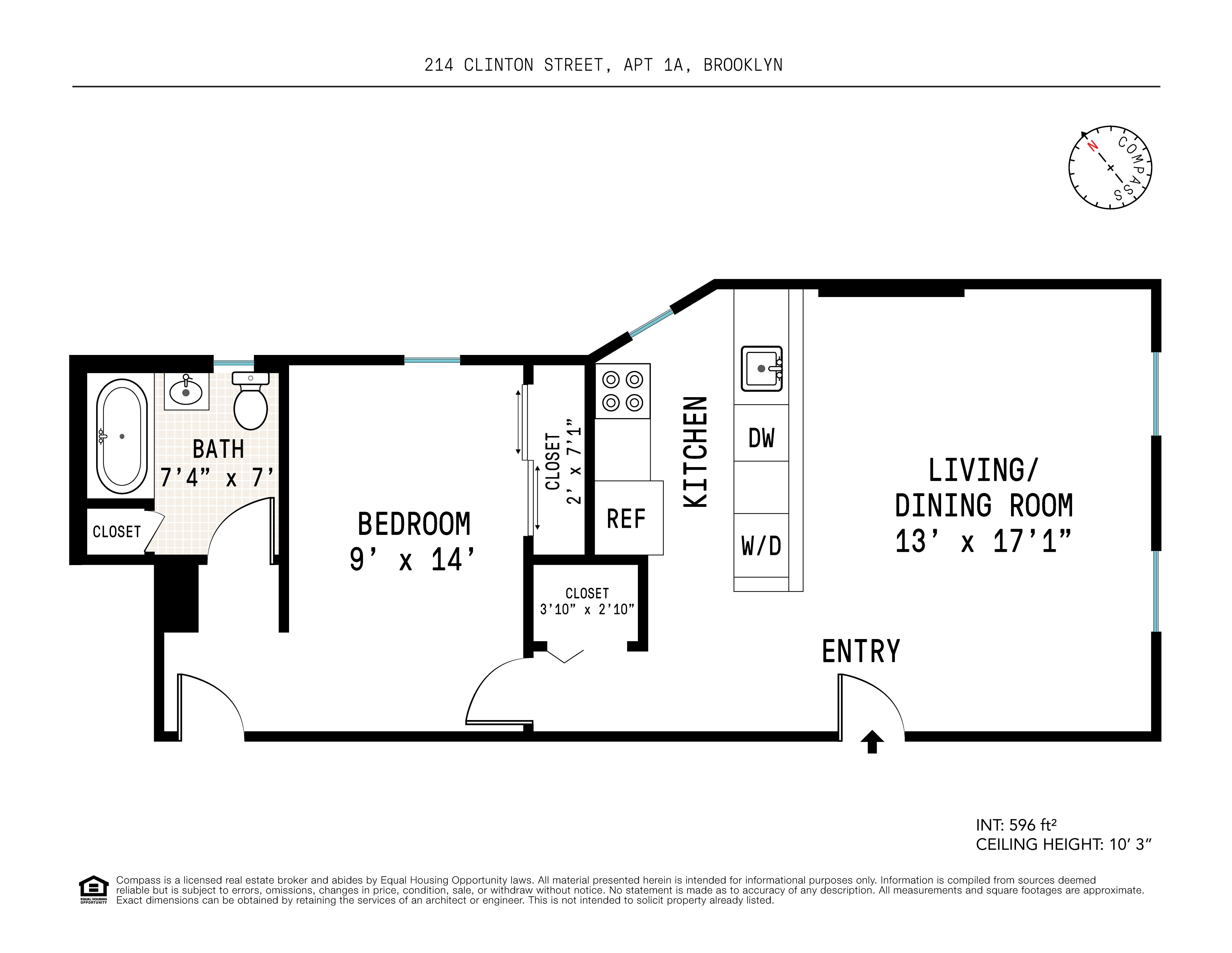 214 Clinton Street, Unit 1A Brooklyn, NY 11201 - Photo 5 of 5