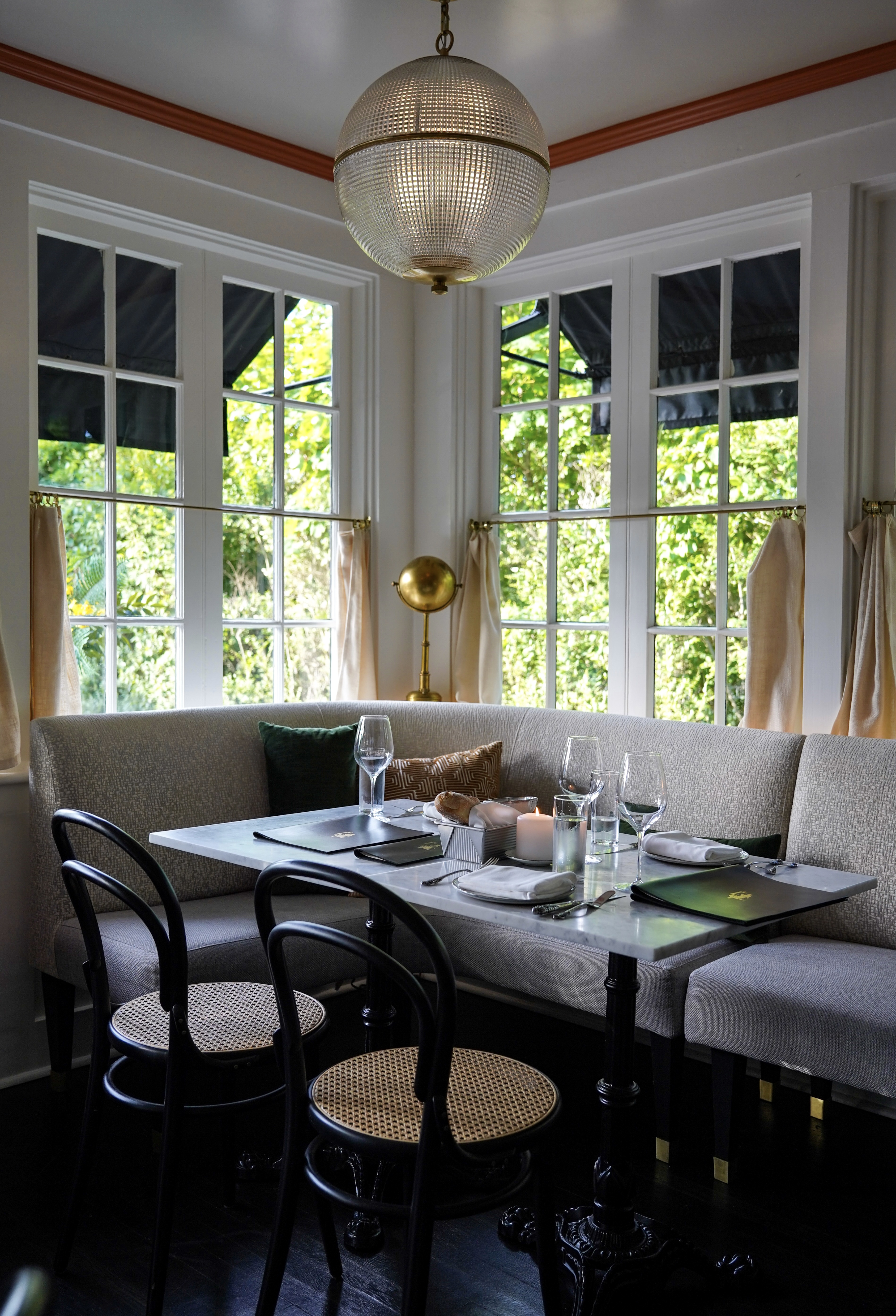 210 Hampton Road Southampton, NY 11968 - Photo 24 of 34 a view of a dining room with furniture window and outside view