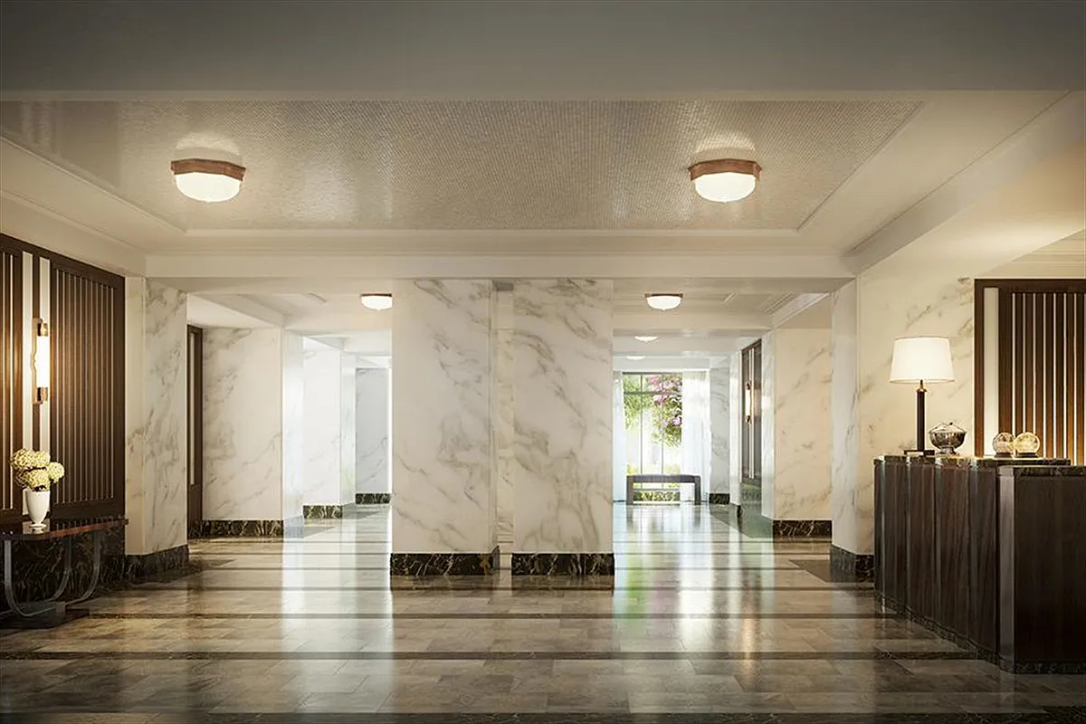 160 West 12th Street, Unit 78 Manhattan, NY 10011 - Photo 18 of 22 a view of a hall with wooden floor
