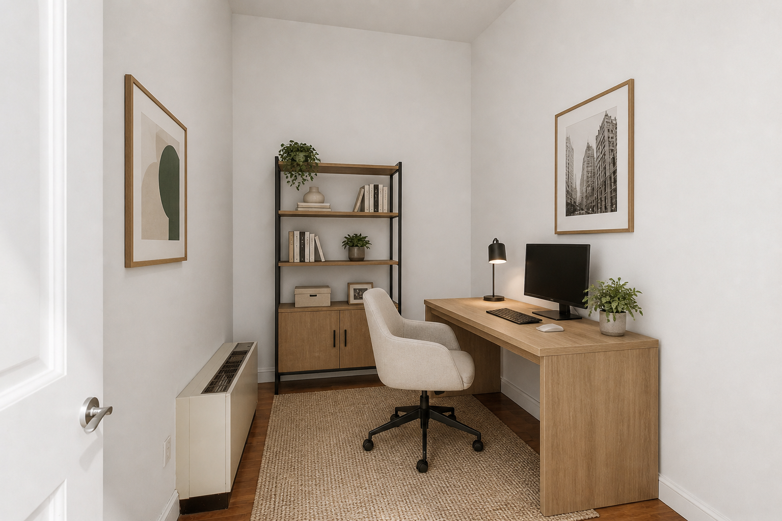 655 6th Avenue, Unit 3D Manhattan, NY 10010 - Photo 14 of 20 a view of a workspace with furniture