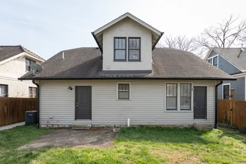 a view of a storage area with racks