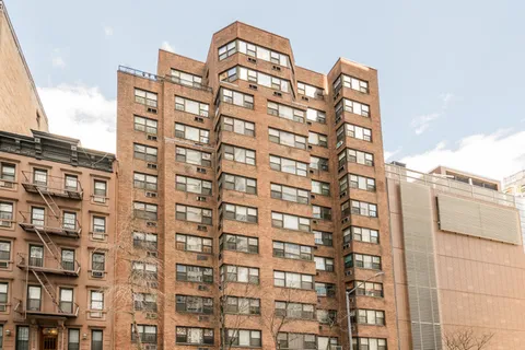a front view of a building
