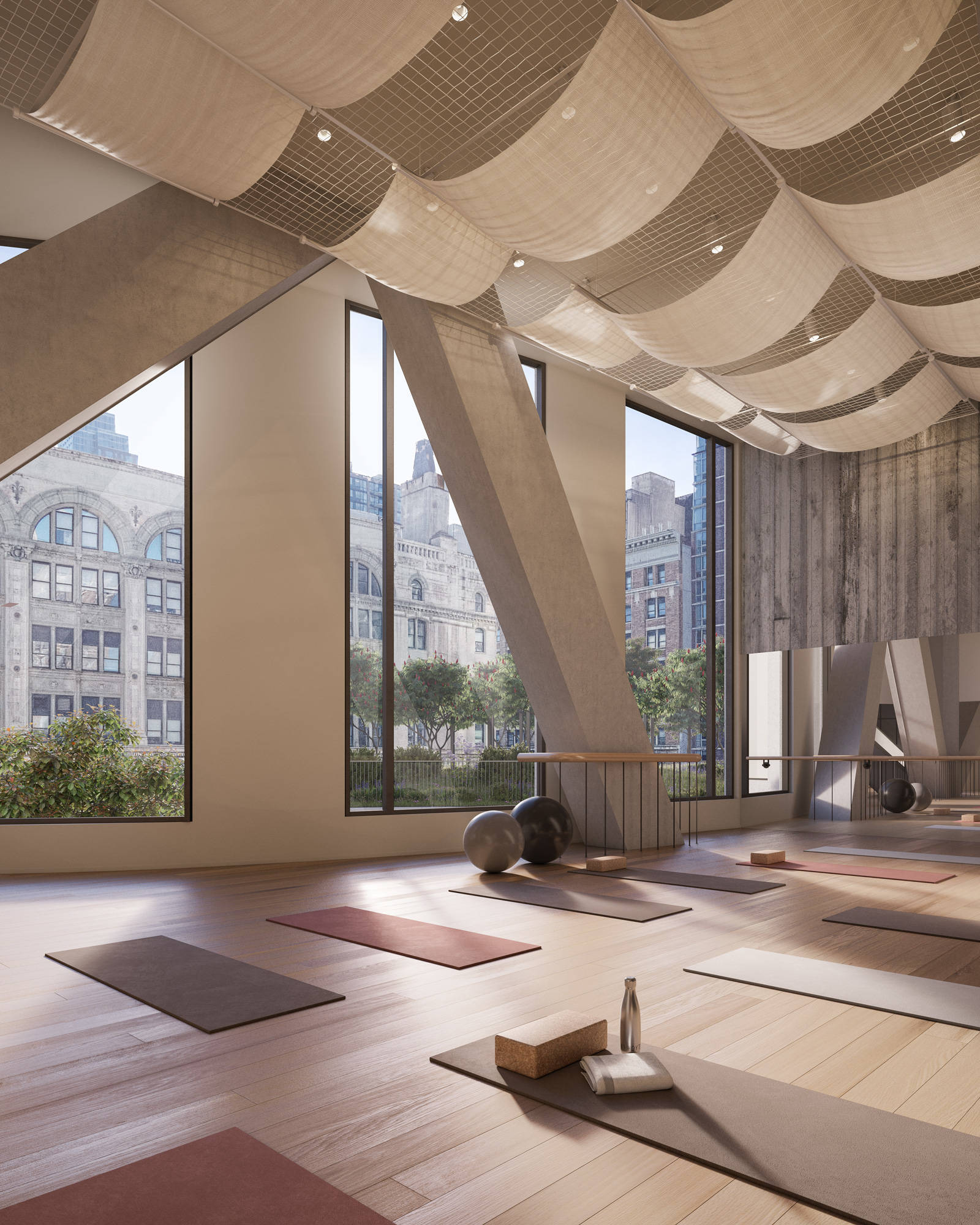 11 Hoyt Street, Unit 10M Brooklyn, NY 11201 - Photo 19 of 24 a view of entryway and hall with wooden floor