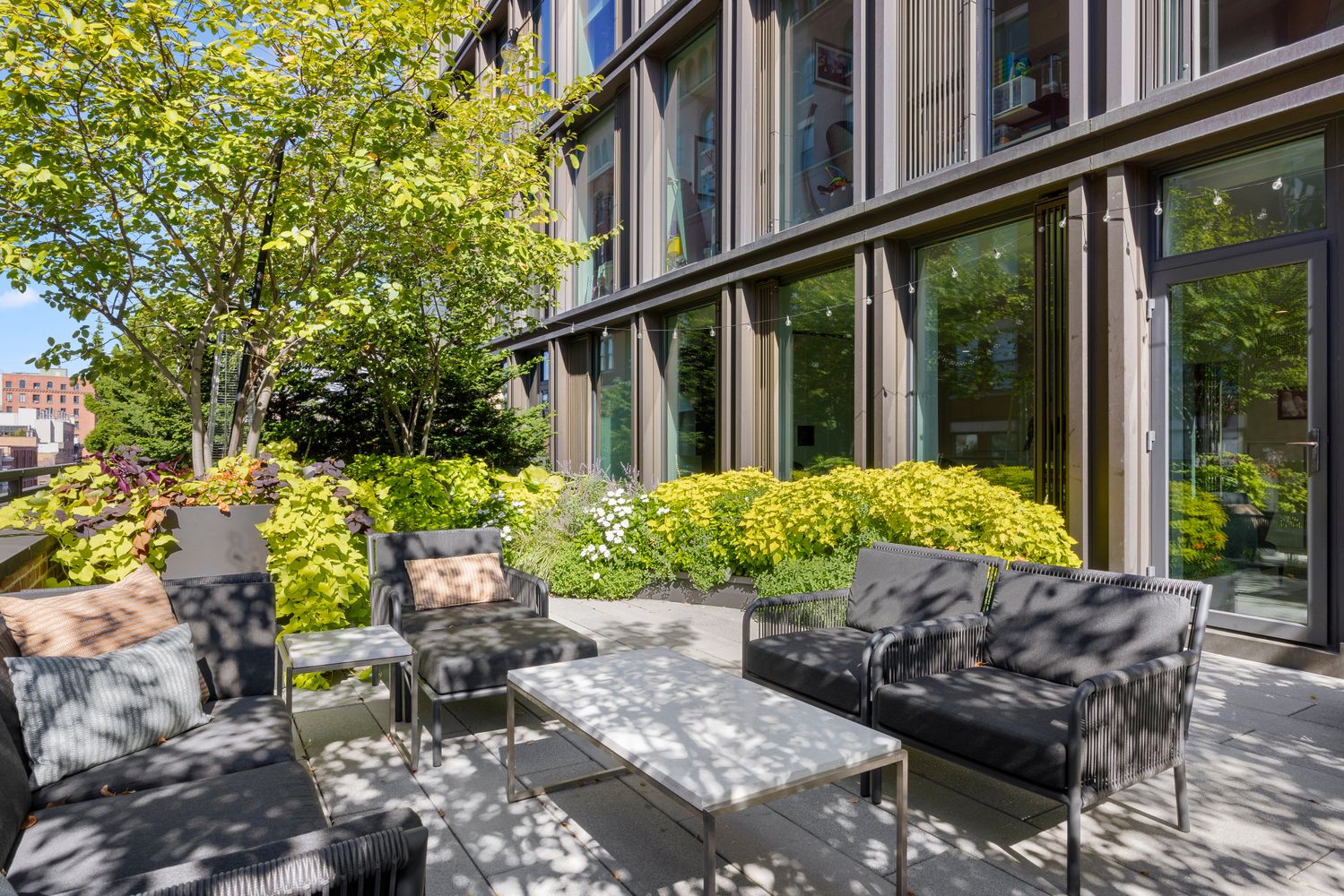 a view of a back yard of the house