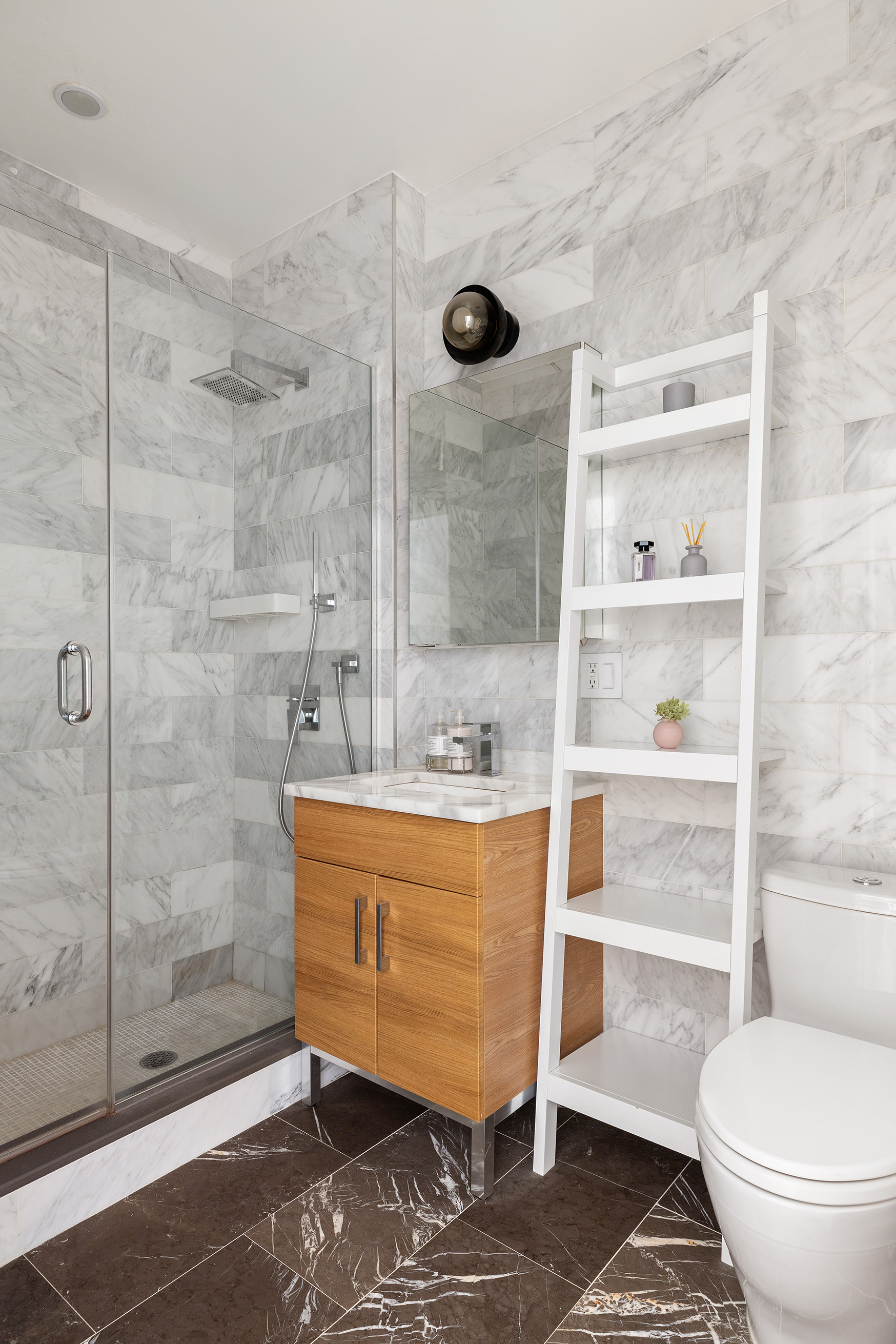 207 Wyckoff Street, Unit 2 Brooklyn, NY 11217 - Photo 10 of 15 a bathroom with a sink toilet and shower