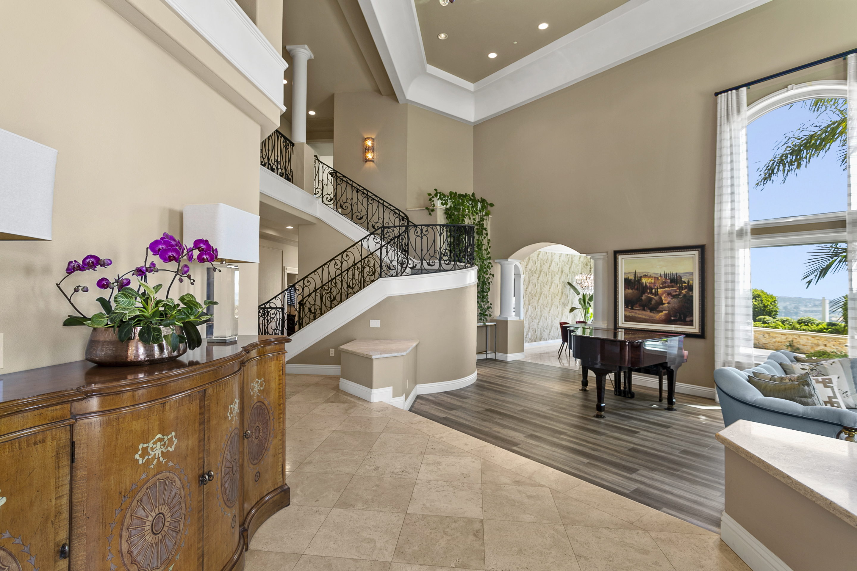 10 Vista Montemar Laguna Niguel, CA 92677 - Photo 5 of 67 a view of dining room and hall with furniture