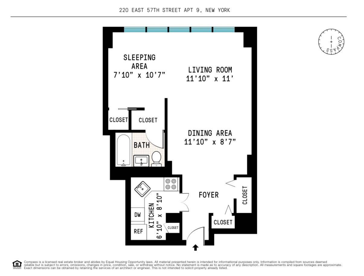 220 East 57th Street, Unit 9F Manhattan, NY 10022 - Photo 9 of 9 Gallery Image 9