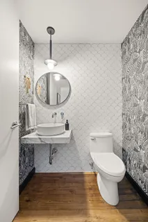 a view of a terrace with furniture