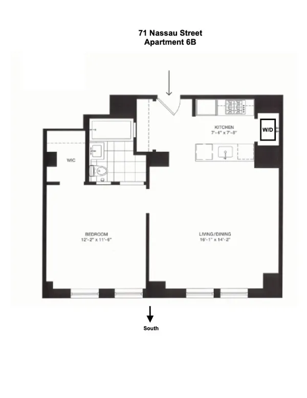 $675,000 | 71 Nassau Street, Unit 6B | Financial District