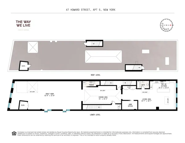$3,995,000 | 47 Howard Street, Unit PH | SoHo