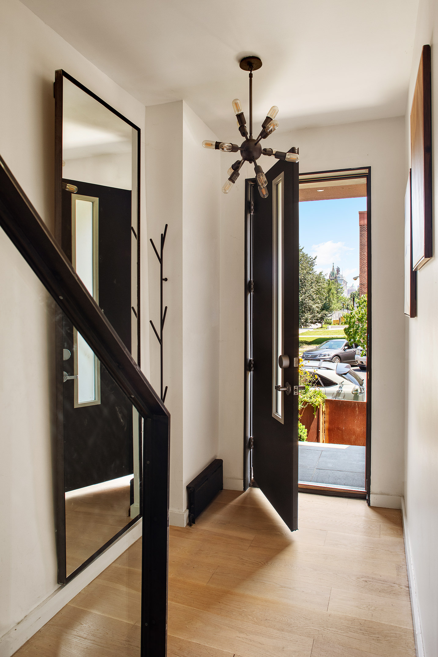 47 Wolcott Street Brooklyn, NY 11231 - Photo 5 of 24 a view of hallway with stairs and a window
