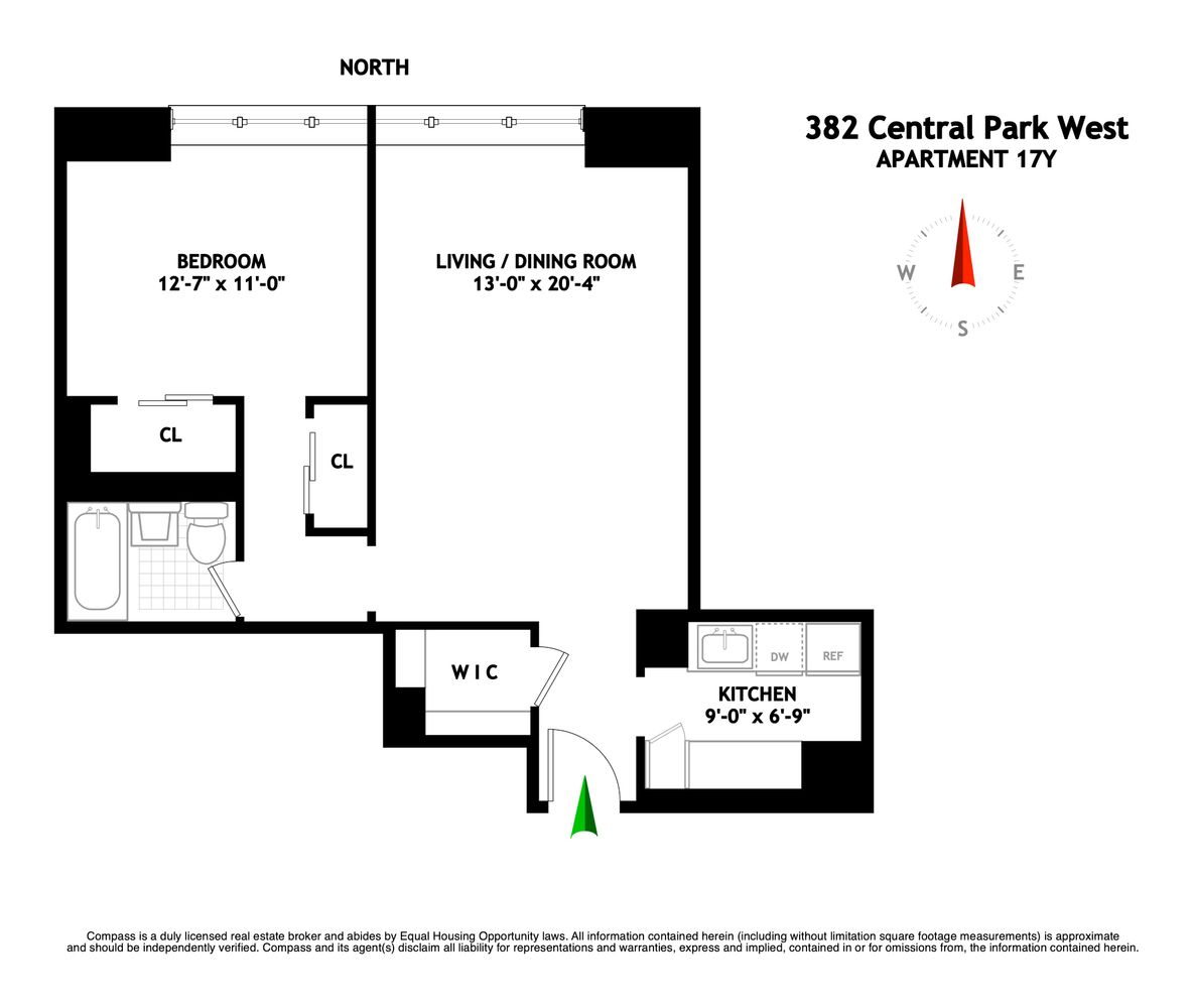 $799,000 | 382 Central Park West, Unit 17Y | Upper West Side