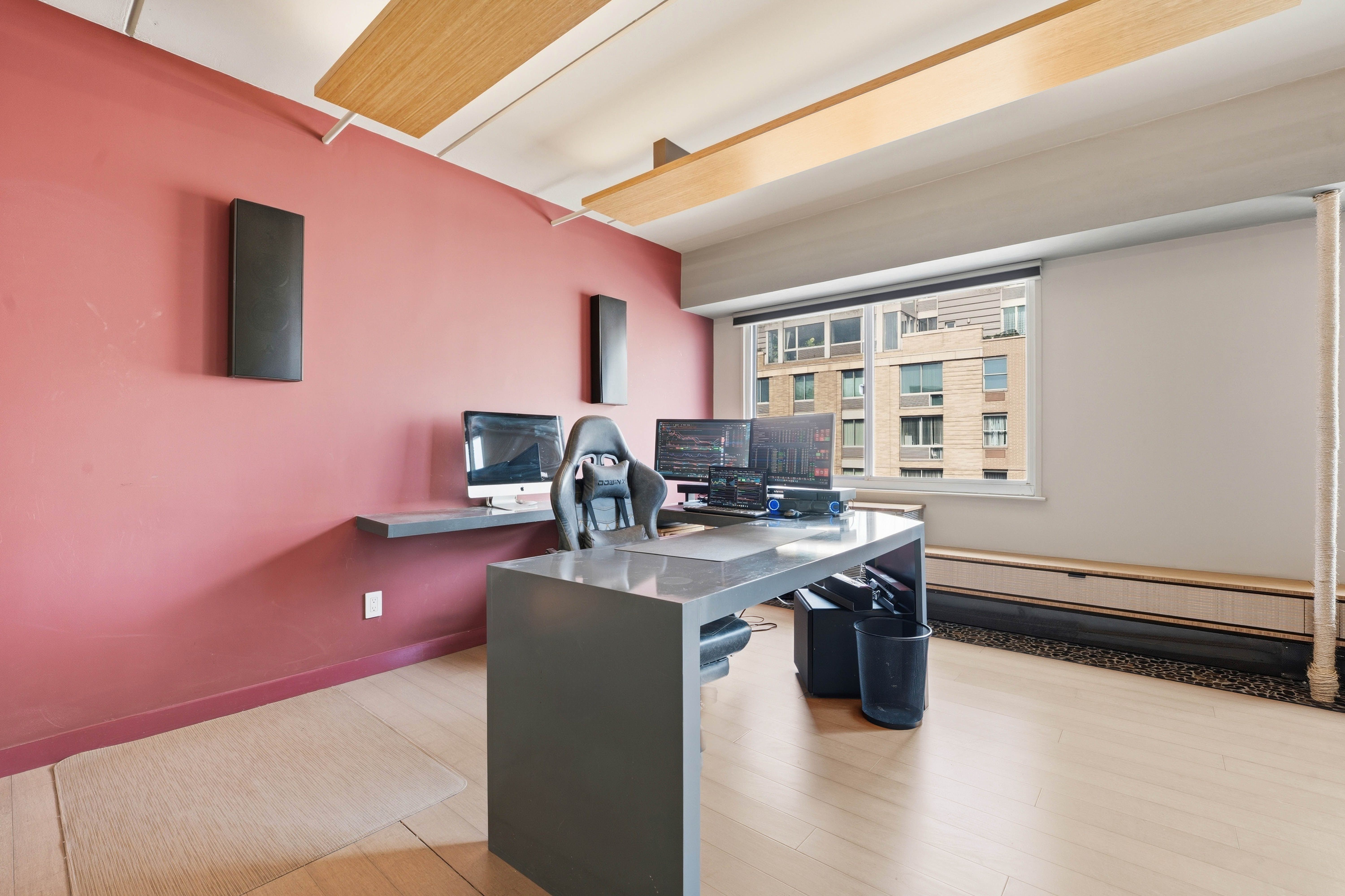 300 West 145th Street, Unit 6G Manhattan, NY 10039 - Photo 15 of 19 a kitchen with kitchen island a sink appliances and cabinets
