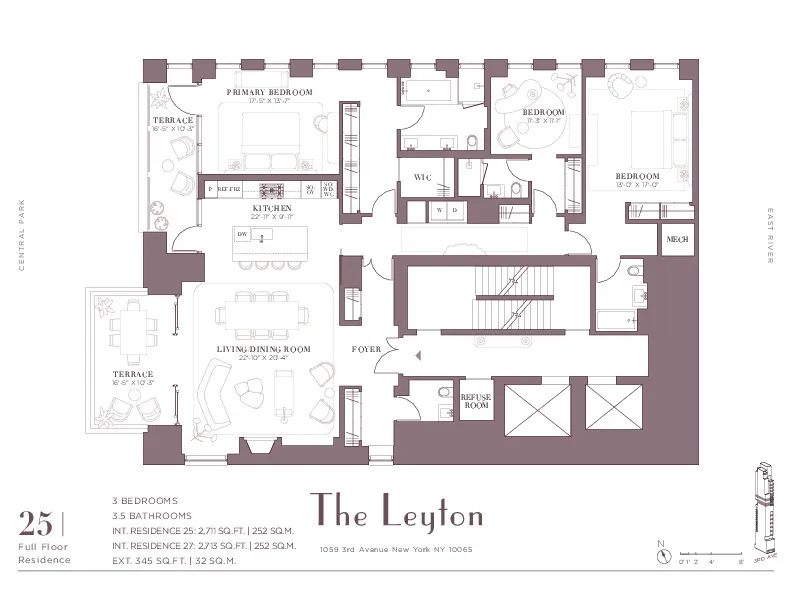 1059 3rd Avenue, Unit 25 Manhattan, NY 10065 - Photo 13 of 13 a black and white photo of a picture of floor