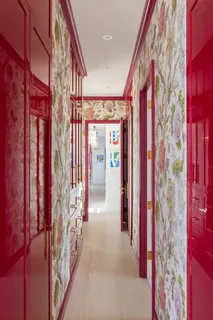a view of a walk in closet