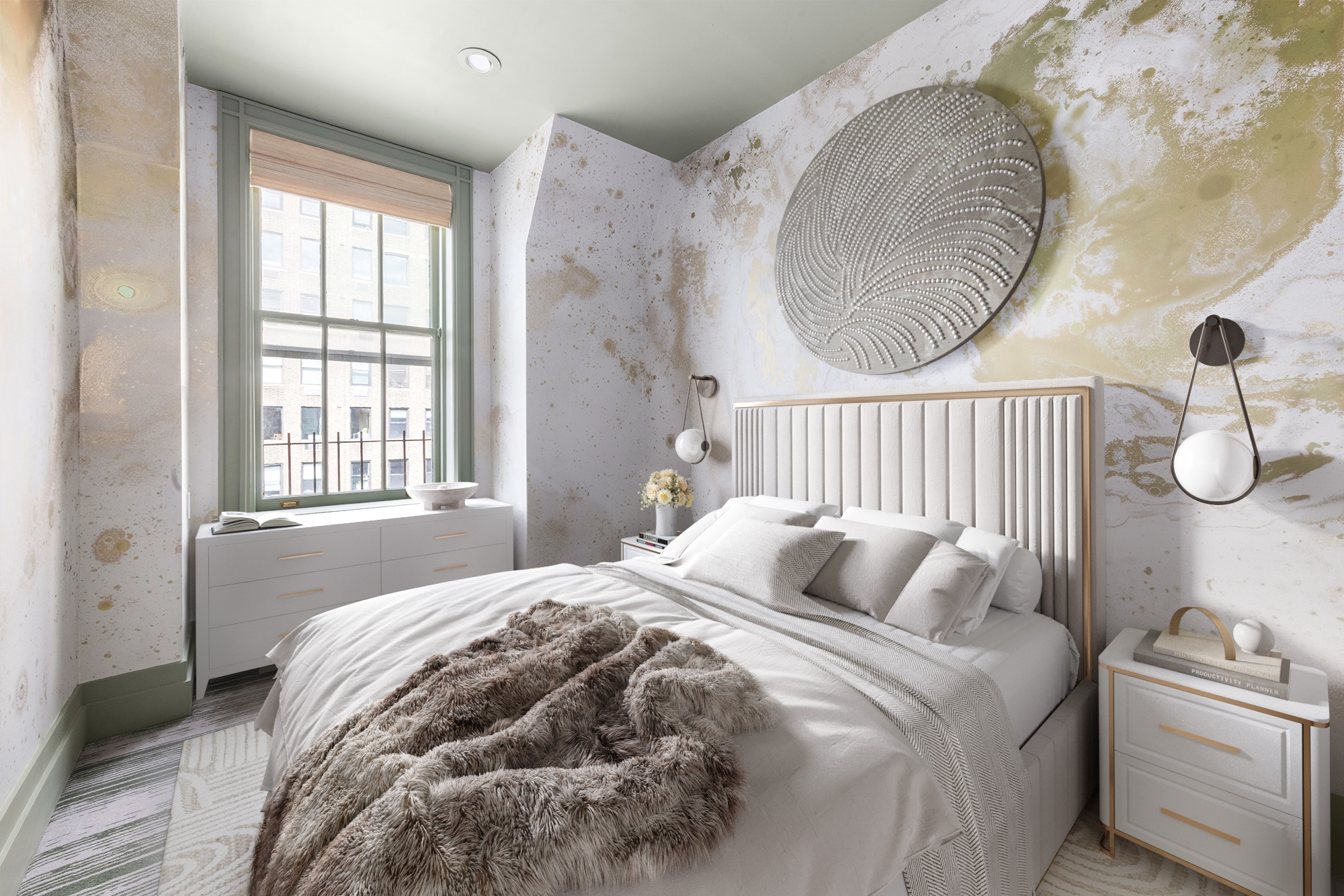 337 Riverside Drive Manhattan, NY 10025 - Photo 25 of 32 a bedroom with bed and a window