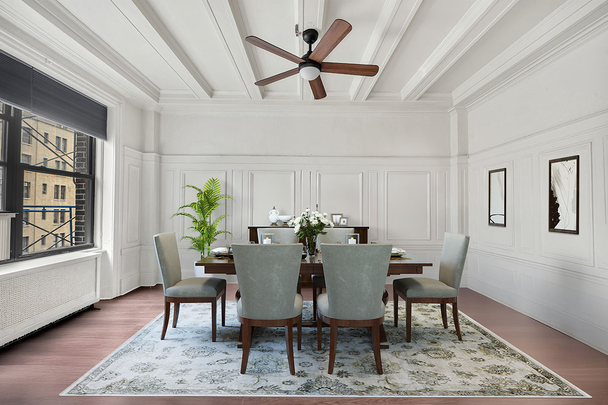 817 West End Avenue, Unit 6B Manhattan, NY 10025 - Photo 5 of 10 a view of a dining room with furniture and window