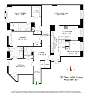 $5,750,000 | 225 West 86th Street, Unit 507 | Upper West Side
